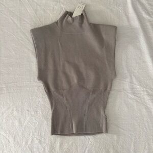 Vici Soft Gray Turtleneck Sweater